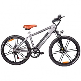 LIMQ Mountain bike elettriches Mountain Bike Bici Elettrica Pieghevole da 26 Pollici con Display LCD A Ruota Integrata in Lega di Magnesio Ultraleggero A 6 Raggi (Pieghevole)