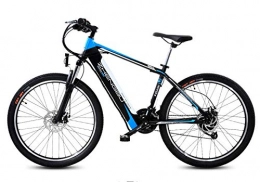 LOO LA Mountain bike elettriches Mountain Bike Elettrica - Bicicletta Elettrica Pieghevole, Front And Rear Double Disc Brake + Power off, Batteria Rimovibile agli Ioni di Litio da 48 V / 10Ah, Blu
