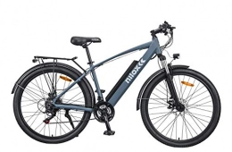 Nilox Mountain bike elettriches Nilox E-Bike X7, Trekking Bike con Pedalata Assistita, Cambio con 21 Velocità, Batteria al Litio Removibile LG da 36 V – 8 Ah, Fino a 45 km di Autonomia, Copertoni Semi Tassellati 27.5” x 2.10”