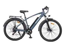 Nilox Mountain bike elettriches Nilox, E-Bike X7, Trekking Bike con Pedalata Assistita, Cambio con 21 Velocità, Batteria al Litio Removibile LG da 36 V – 8 Ah, Fino a 45 km di Autonomia, Copertoni Semi Tassellati 27.5” x 2.10”