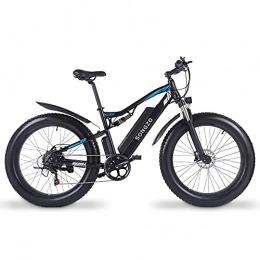 SONGZO Mountain bike elettriches SONGZO Bici elettrica 48V 17AH 1000w 26 pollici Double Shock Absorbing Beach Mountain Bike elettrica