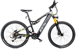 WJSWD Bici WJSWD - Bicicletta elettrica da neve, mountain bike, ruota da 27, 5", per adulti, 27 velocità, per fuoristrada, sport all'aperto, batteria al litio per adulti (colore: Grigio)