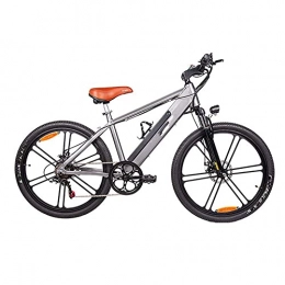 WXDP Mountain bike elettriches WXDP Semovente Mountain Bike elettrica per Adulti, Bici da Corsa Urbana da 26 Pollici E-Bike Ammortizzatore in Lega di Alluminio Forcella Anteriore Batteria al Litio Rimovibile a 6 velocità 48V /