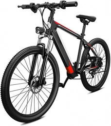 XINHUI Mountain bike elettriches XINHUI Elettrico motoslitta, Mountain Bike 27-velocità e Auto da 26 Pollici in Lega di Alluminio Ultra-Leggero Potente Resistenza Ibrida, Rosso