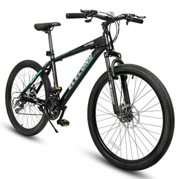LANAZU  LANAZU Biciclette con freno a disco per adulti, mountain bike con telaio in alluminio, bici per mobilità studenti, adatte per l'avventura, fuoristrada