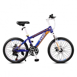 Creing Bici Pieghevole Bicicletta 24 velocit Mountain Bike Telaio in Acciaio ad Alto Carbonio Citybike per Adulti Bici, Blue, 20inch