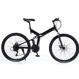 Bicicleta plegable de montaña para adultos de 26 pulgadas para mujer hombre adulto bicicleta de montaña ajustable 21 velocidades