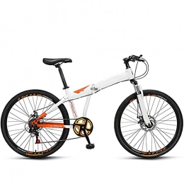 FEIFEI Bicicleta Bicicleta Plegable para Adultos, 24 26 pulgadas, Bicicleta de montaña prémium para niños, niñas, hombres y mujeres, Bicicleta de montaña portátil ultraligera / A / 24inch