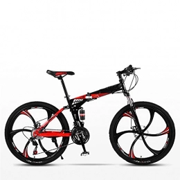 FEIFEI Bicicleta Bicicleta Plegable para Adultos, 24 26 pulgadas Bike Sport Adventure - Bicicleta para joven, mujer Mountain Bike, Aluminio, Unisex Adulto / A / 24inch