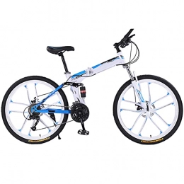FEIFEI Bicicleta Bicicleta Plegable para Adultos, 24 26 pulgadas Bike Sport Adventure - Bicicleta para joven, mujer Mountain Bike, Aluminio, Unisex Adulto / A / 26inch