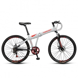 FEIFEI Bicicleta Bicicleta Plegable para Adultos, 24 pulgadas Bike Sport Adventure - Bicicleta para joven, mujer Mountain Bike, Aluminio, Unisex Adulto / B24inch