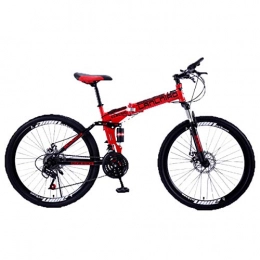 Dapang 26"MTB Plegable Bicicleta de montaña, Doble suspensin Bicicleta, 27 Speed Shimano Engranajes Bicicleta de montaña,8,21Speed