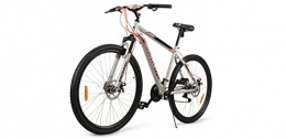 Desconocido Bicicleta BDW - Bicicleta de montaña Shimano de 21 marchas, freno de disco de 29 pulgadas, marco de bicicleta de montaña de 19 pulgadas, aditivos, color gris