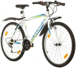 VTT Bicicleta Bicicleta de montaña de 26 Pulgadas, para Hombre, 18 velocidades, Freno V-Brake con Guardabarros