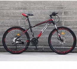 Qianglin Bicicletas de montaña Bicicleta de montaña para hombres / mujeres, bicicletas de carretera para deportes al aire libre para adultos de 24 / 26 pulgadas, bicicletas de uso urbano, frenos de disco y horquillas de suspensión