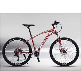 Qianglin Bicicleta Bicicletas de montaña de 24 a 30 velocidades para hombres y mujeres, bicicletas de MTB de acero al carbono para adultos de 24 a 26 pulgadas, bicicletas de carretera con suspensión completa, frenos d