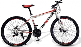 Qianglin Bicicletas de montaña Bicicletas de montaña para adultos de 24 / 26 pulgadas, bicicletas de montaña para hombres y mujeres de 21-27 velocidades, bicicletas de carretera para jóvenes con frenos de disco y horquillas de susp