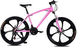 Qianglin Bicicletas de montaña Bicicletas de montaña para hombres y mujeres adultos, bicicleta MTB, bicicletas de carretera para deportes al aire libre de 24 / 26 pulgadas, frenos de disco, ruedas de 6 rayos, 21-27 velocidades