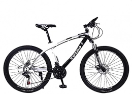 Qianglin Bicicleta Bicicletas de montaña para hombres y mujeres de 24 / 26 pulgadas, deportes al aire libre, ciclismo, bicicleta de carretera para adultos con frenos de disco dobles, horquilla de suspensión, 21-30 veloc