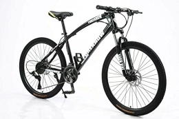  Bicicleta Bicicletta - Bicicleta de montaña (26 pulgadas, freno de disco, suspensión de horquilla de suspensión), color negro