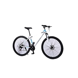  Bicicletas de montaña Bicycles for Adults 29 Inch Mountain Bike Aluminum Alloy Mountain Bicycle 21 / 24 / 27 Speed Student Bicycle Adult Bike Light Bicycle (Color : White, Size : 27speed)
