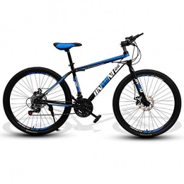 DGAGD Bicicleta DGAGD Rueda de radios de Bicicleta de Viaje de Velocidad Variable para Hombres y Mujeres Adultos de 26 Pulgadas-Azul Negro_21 velocidades