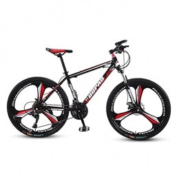 GAOXQ Bicicletas de montaña GAOXQ 26 / 27.5 Pulgadas Bicicleta de montaña Marco de Aluminio 21 Velocidad Dual Disco con TENIVA DE Mujer DE Lock-out Red Black