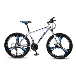 GAOXQ Bicicletas de montaña GAOXQ 26 / 27.5 Pulgadas Bicicleta de montaña Marco de Aluminio 21 Velocidad Dual Disco con TENIVA DE Mujer DE Lock-out White Blue