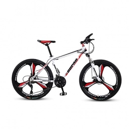 GAOXQ Bicicletas de montaña GAOXQ 26 / 27.5 Pulgadas Bicicleta de montaña Marco de Aluminio 21 Velocidad Dual Disco con TENIVA DE Mujer DE Lock-out White Red