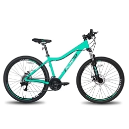 STITCH Bicicleta Hiland Bicicleta de Montaña de 26 Pulgadas Bicicletta para Mujer y Niña 21 Velocidades Bike con Freno de Disco Doble y Horquilla Lock-out Bici Verde Menta