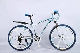 N&I Bicicleta N&I Bicicleta de montaña de 26 pulgadas y 27 velocidades para adultos, aleación de aluminio ligera, rueda completa, suspensión delantera, freno de disco