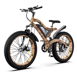 AWJ Bike 1500w Electric Bike for Adults 300 Lbs 31 Mph Mountain Electric Bicycle 48v 15ah Removable Lithium Battery 264.0 Inch Fat Tire Beach Ebike