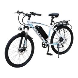 GSOU  26" Electric Bike for Adult. 2601 eBike with 250W High-Speed Brushless Motor. Electric Bicycle Built-in 36V-13AH Removable Li-Ion Battery, Shimano 7 Speed, G51 LCD Display, Dual Disc Brake