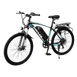 GSOU Bike 26" Electric Bike for Adult. 2601 eBike with 250W High-Speed Brushless Motor. Electric Bicycle Built-in 36V-8AH Removable Li-Ion Battery, Shimano 7 Speed, G51 LCD Display, Dual Disc Brake