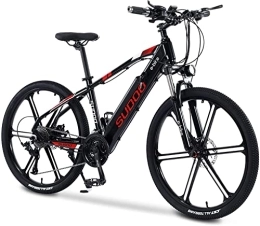 GSOU Electric Mountain Bike 26" Electric Bikes for Adults. 2603 Ebike with 250W High-Speed Mid-Drive Brushless Motor. Electric Bikes Built-in 36V-10.4AH Removable Li-Ion Battery, MICRO 27-Speed, M5 LCD Display, Dual Disc Brake