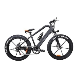 FstNiceTed Electric Mountain Bike 48V 10A Fat Tire Electric Bike 26" 4.0 inch Electric Mountain Bike for Adults with 6 Speeds Fat Bikes Gray