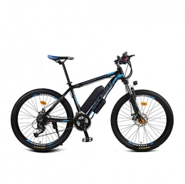 SHJR Electric Mountain Bike Adult Mountain Electric Bike, High Carbon Steel Frame Juvenile Student Electric Bicycle, 36V Lithium Battery With LCD Display, B, 27 speed