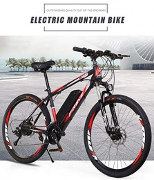 AKEFG Electric Mountain Bike AKEFG 26'' Electric Mountain Bike Removable Large Capacity Lithium-Ion Battery (36V 250W), Electric Bike 21 Speed Gear Three Working Modes