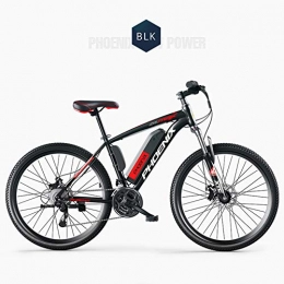AKEFG Electric Mountain Bike AKEFG 26'' Electric Mountain Bike Removable Large Capacity Lithium-Ion Battery (36V 250W), Electric Bike 27 Speed Gear Three Working Modes, A