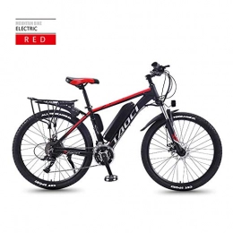 AKEFG Electric Mountain Bike AKEFG Plus Electric Bike, Electric MTB, Electric Mountainbike 36V 13Ah 350W - 26-inch Folding Electric Mountain Bike 27-level Shift Assisted, Red