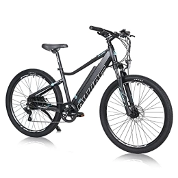 AKEZ Electric Mountain Bike AKEZ 27.5'' Electric Bikes for Adults Men, Electric Mountain Bike with Waterproof 12.5Ah Removable Lithium-Ion Battery E-bike for Men with BAFANG Motor and Shimano 7 Speed Gear