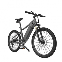 AYHa Electric Mountain Bike AYHa Adults Mountain Electric Bike, 250W Motor 26 inch Outdoor Riding E Bike 7 Speed Transmission with Waterproof Meter Dual Disc Brakes with Rear Seat, Grey, A