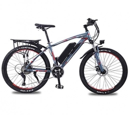 AYHa Electric Mountain Bike AYHa Electric Mountain Bike, 26'' City Electric Bicycle for Adults with Removable 36V 8Ah / 10Ah / 13 Ah Lithium-Ion Battery 27 Speed Shifter Aluminum Alloy Frame Unisex, Gray red, 10AH