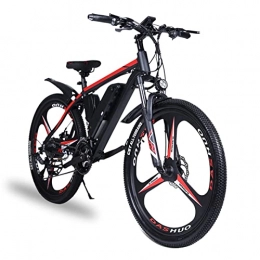 Electric oven Electric Mountain Bike Black Electric Bike 21 Speed Electric Bicycle For Adult Aluminum Alloy Material 26 Inch Mountain Ebike 36v Motor 500w (Color : Black, Size : Motor 500W)