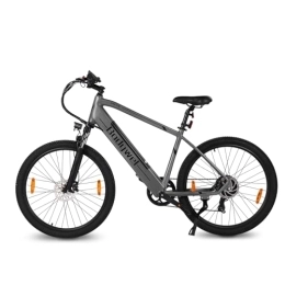 Bodywel Bike Bodywel M275 Electric Bike for Adults, 27.5" MTB Mountain Bike E-Bike with 36V 15.6Ah Removable Battery, LED Display, Dual Oil Hydraulic Brakes, Mens Bike (Grey)