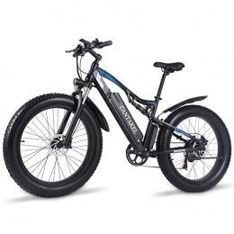 CANTAKEL Electric Mountain Bike CANTAKEL Electric Bike, 26 Inch Electric Mountain Bike with 48V 17Ah Removable Li-Ion Battery, Professional 7 Speed Transmission, Pedal Assist Electric Bike
