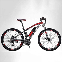Clothes Electric Mountain Bike CLOTHES Electric Mountain Bike, Adult Mountain Electric Bike Mens, 27 speed Off-Road Electric Bicycle, 250W Electric Bikes, 36V Lithium Battery, 27.5 Inch Wheels, Bicycle (Color : A, Size : 14AH)