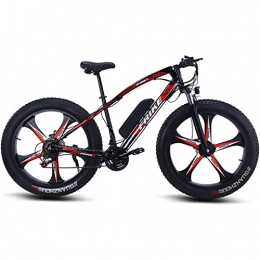 DDFGG Electric Mountain Bike DDFGG Electric Bikes For Adult, 4.0 Fat Tire Bike / 350W 36V Super Power Electric Bikes With Removable Lithium Battery And Battery Charger And Three Working Modes(Color:BIKE-002)