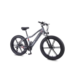  Electric Mountain Bike ddzxc Electric Bicycles Inch Electric Bike Beach Fat tire Hidden Battery brushless Motor Speed ()