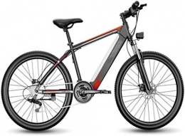 RDJM Electric Mountain Bike Ebikes, 26 inch Electric Bikes Bikes, 48V 10A lithium Mountain Bicycle 400W permanent magnet brushless Bike 3 working modes (Color : Red)